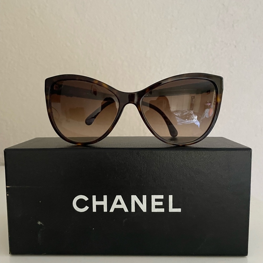 Authentic Chanel Cat Eye Sunglasses